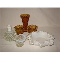 6 Items of Fenton Glassware