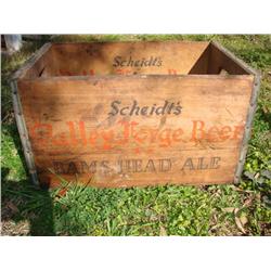 Old Scheidt's Valley Forge Beer Crate