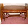 Image 1 : Antique Quartersawn Oak Writing Table