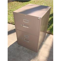 Honn 2 Drawer Metal File Cabinet