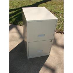 2 Drawer Metal File Cabinet