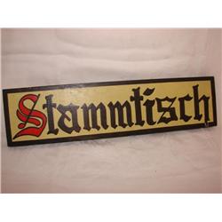 Wooden German Sign
