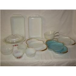 13 Fire King Dishes