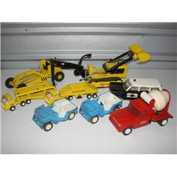 8 Old Metal Tonka Toys