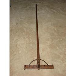 Primitive Wood & Metal Rake