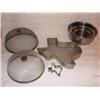 Image 1 : 7 Kitchen Items:Tx. Pan, Metal Cake Domes