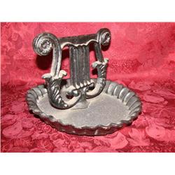 Heavy Cast Iron Music Harp Doorstop