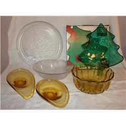 6 Glassware Serving Items