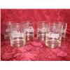 Image 1 : 6 Etched Bar Glasses (Automobile Theme)