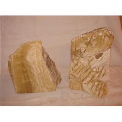 Pair of Alabaster Bookends