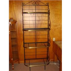 Heavy Duty Bakers Rack w/Hooks