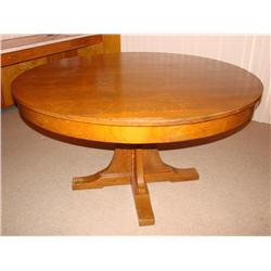 Quarter Sawn Oak Pedestal Table