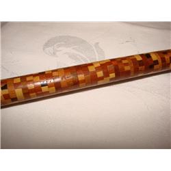 Handmade Wood Cane (Handle Repaired)