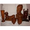 Image 1 : 6 Wood Carved Items