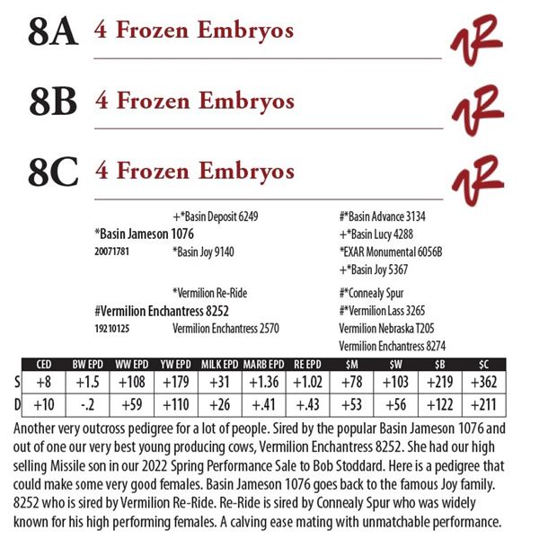 4 Frozen Embryos