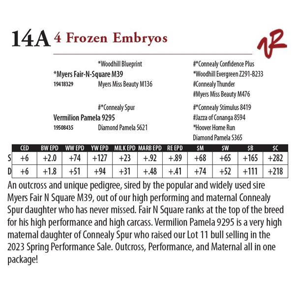 4 Frozen Embryos