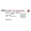 Image 1 : VERMILION G277 SPUR K230
