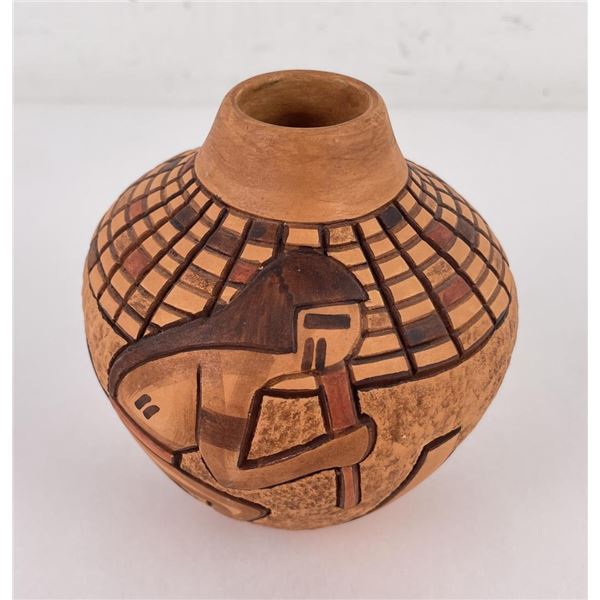 Tom Polacca Hopi Indian Pottery Vase Pot