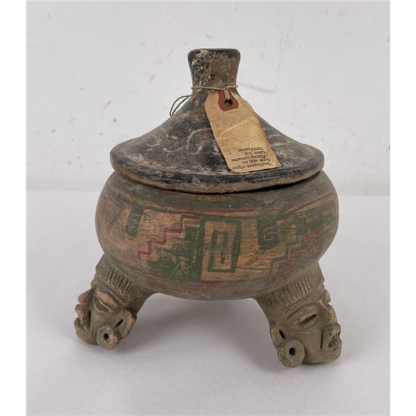 Pre Columbian Style Pottery Jar