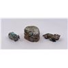 Image 1 : Zuni Carved Stone Fetishes Snake Toad Bear