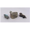 Image 2 : Zuni Carved Stone Fetishes Snake Toad Bear