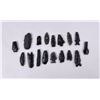 Image 1 : Collection of Obsidian Indian Arrowheads