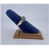 Image 2 : Zuni Petit Point Turquoise Sterling Ring