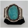 Image 1 : Giant Navajo Sterling Turquoise Bracelet