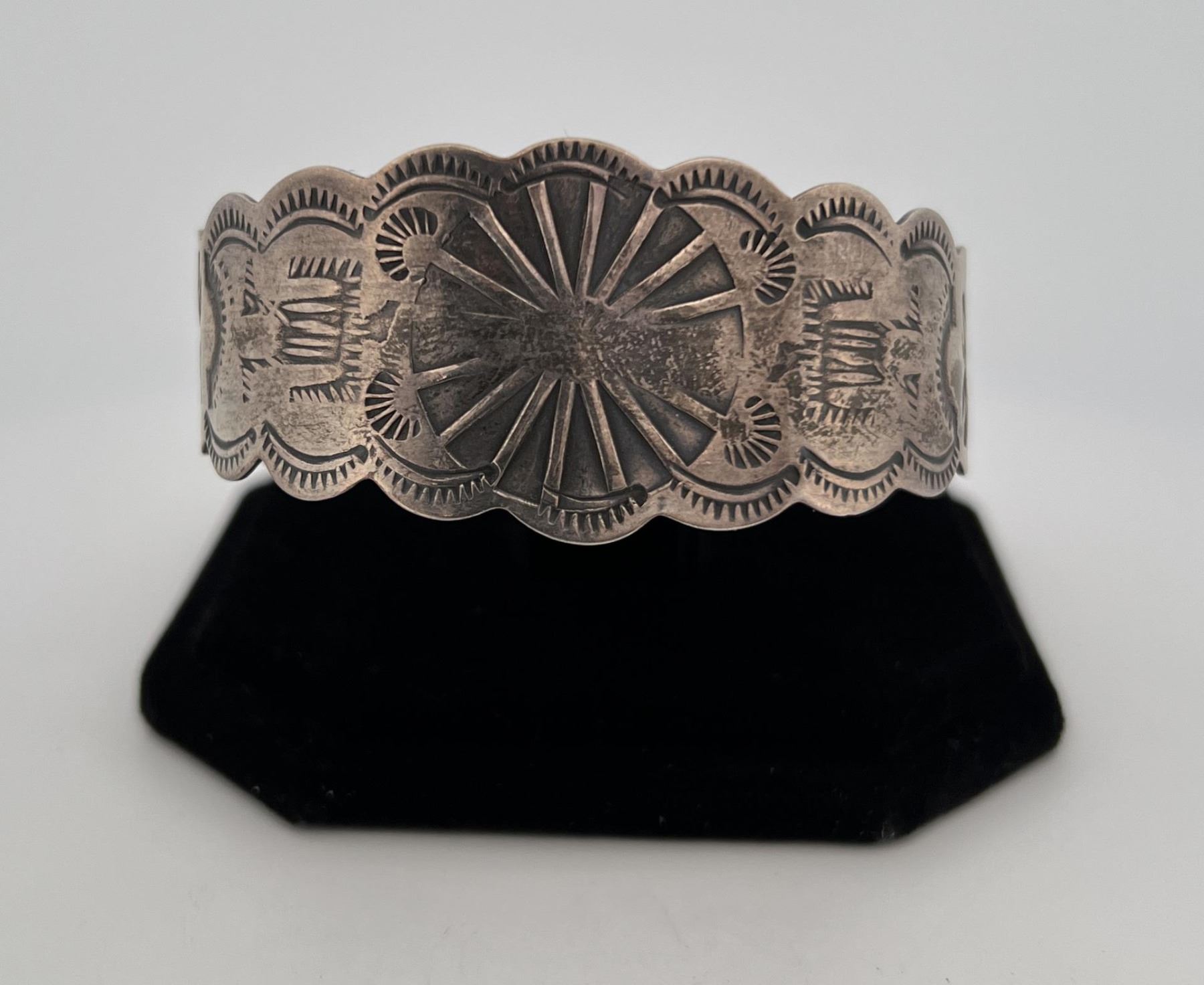 Bracelet/Collier Chapeau Concho En Argent Sterling - Style Navajo Sud-Ouest - Taille Réglable - Occasion