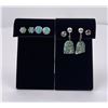 Image 1 : Navajo Zuni Sterling Silver Earrings