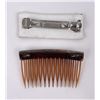 Image 2 : Navajo Sterling Turquoise Hair Comb