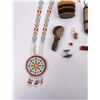 Image 2 : African and Native American beaded Items