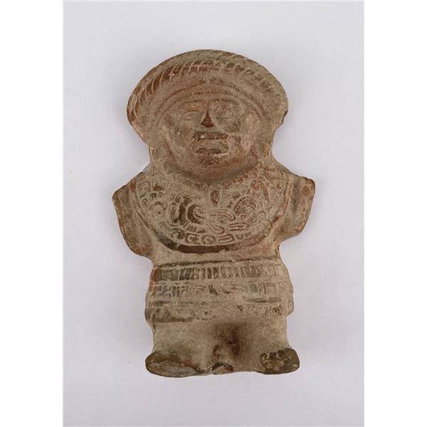 Pre Columbian Aztec Pottery Rattle