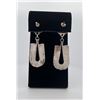 Image 2 : Violet Begay Navajo Turquoise Petit Point Earrings