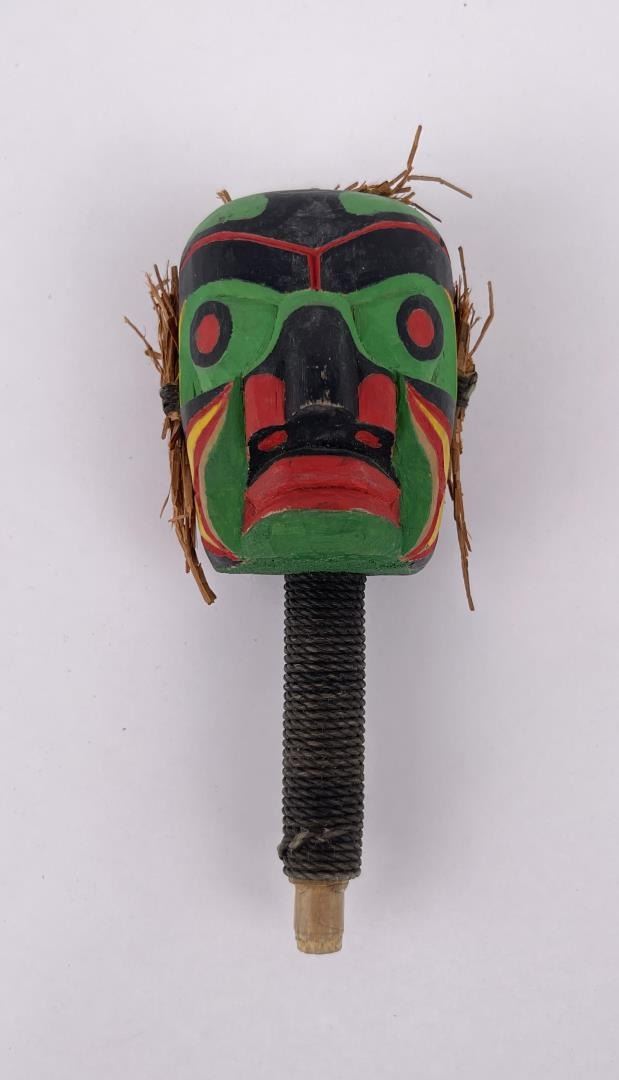 Northwest Coast Style Indian Rattle