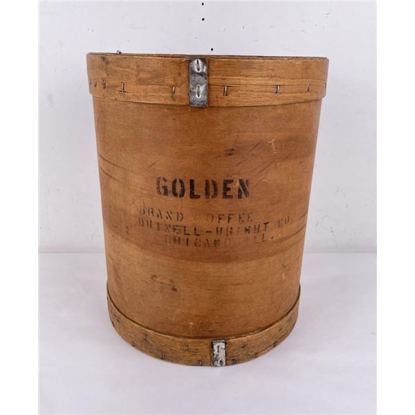Golden Brand Coffee Shipping Barrel
