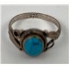 Image 2 : Navajo Sterling Silver Turquoise Ring
