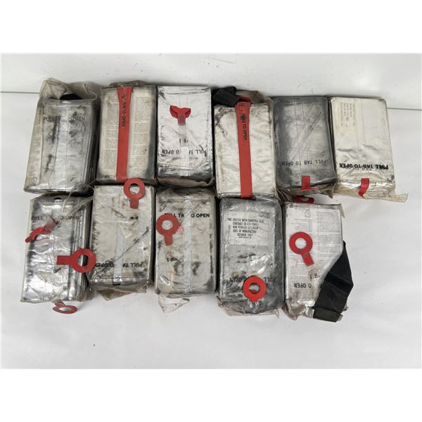 Group of Wildland Fire Fighting Shelters