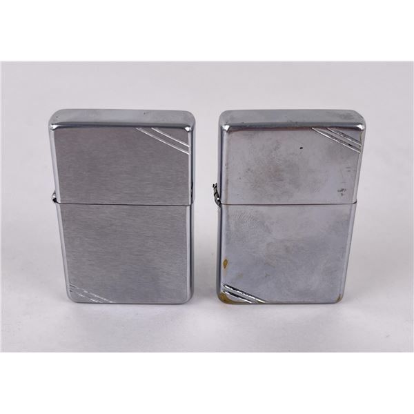 Pair of Vintage Zippo Lighters