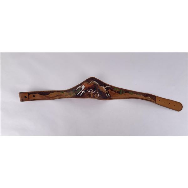 Montana Hand Tooled Bronc Rider Belt
