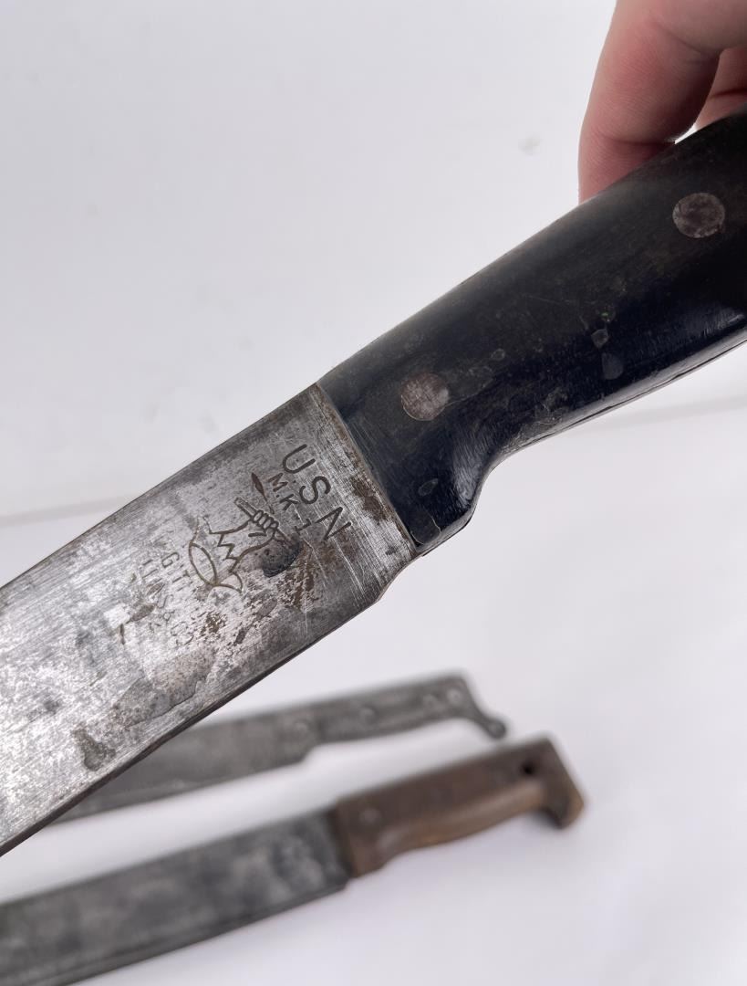 Collection of WW2 Machetes