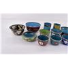 Image 2 : Antique Chinese Cloisonne Cups and Bowls