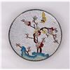 Image 1 : Antique Chinese Cloisonne Butterfly Plate
