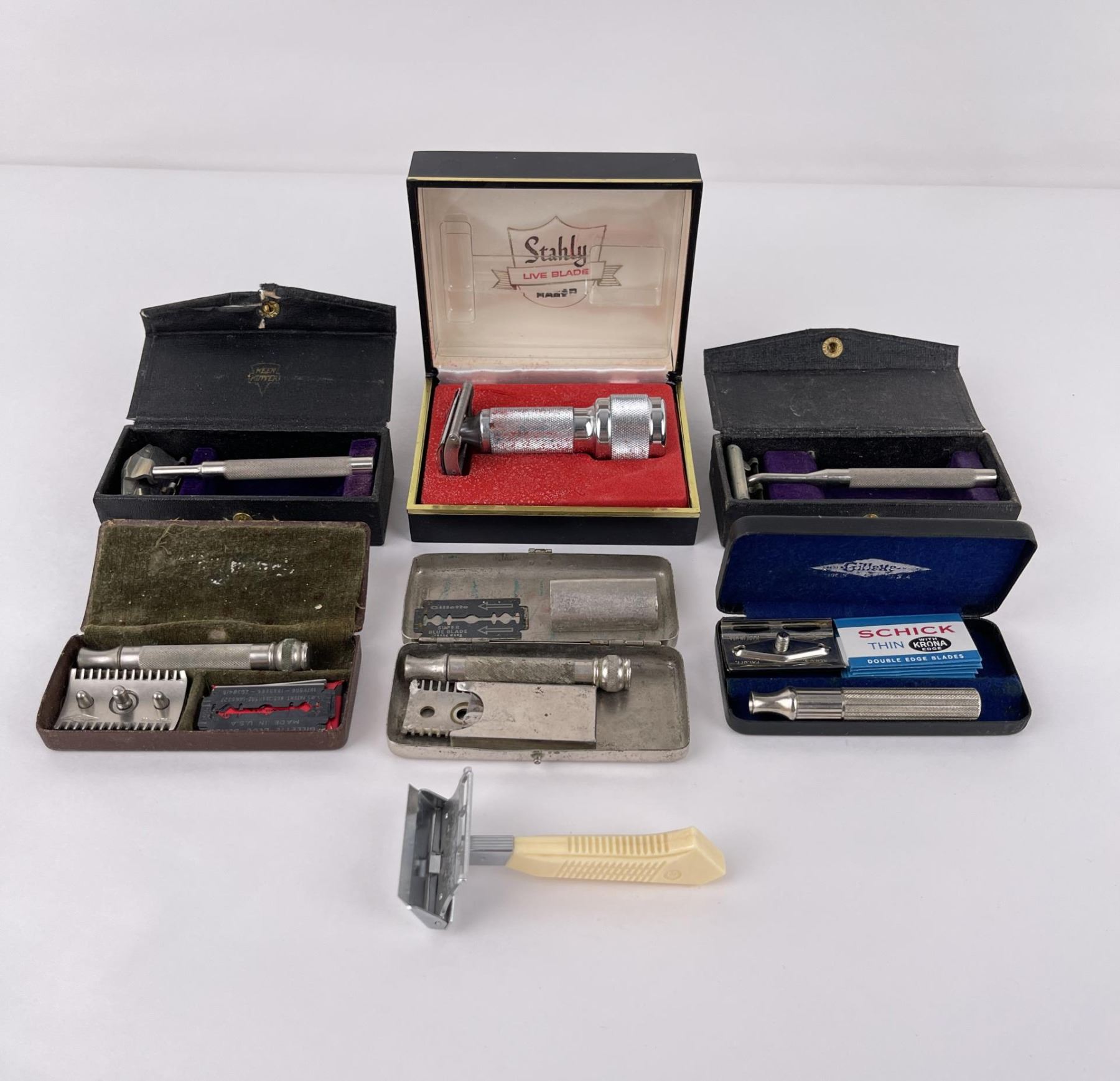 Collection of Antique Safety Razors