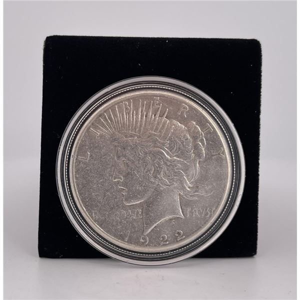 1922 Silver Peace Dollar