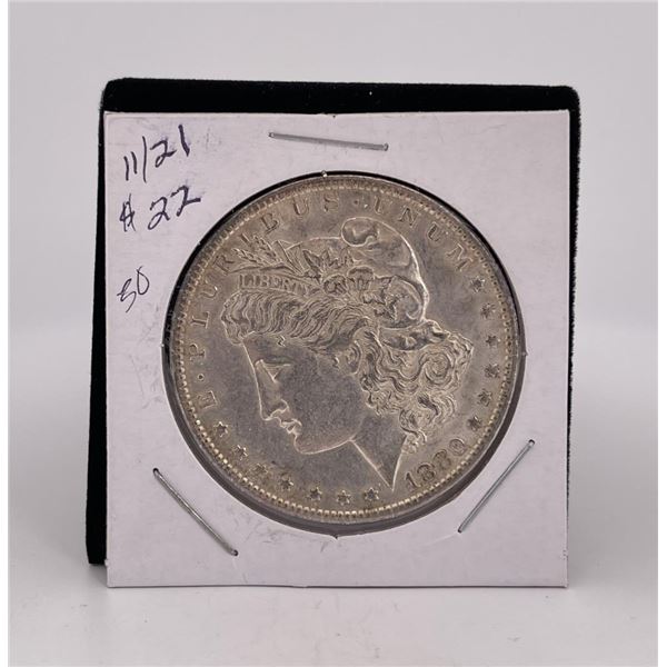 1880 O Morgan Silver Dollar