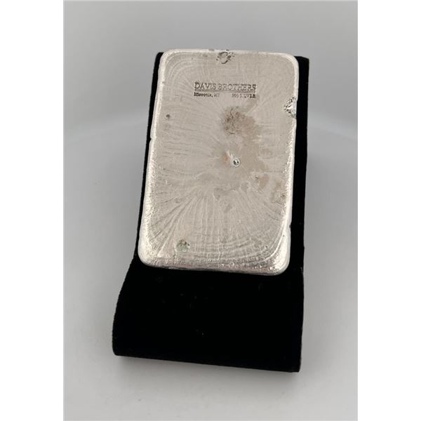 Davis Brothers Auction 10oz Poured Silver bar