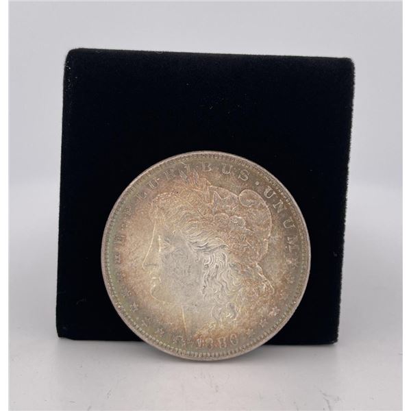 1886 Morgan Silver Dollar Rainbow Toned