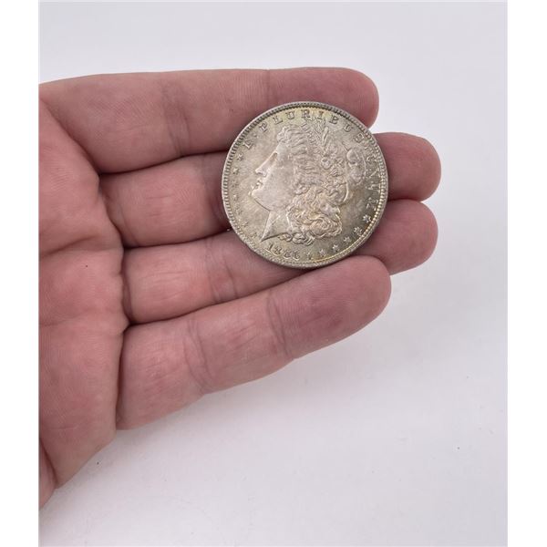 1886 Morgan Silver Dollar Toned