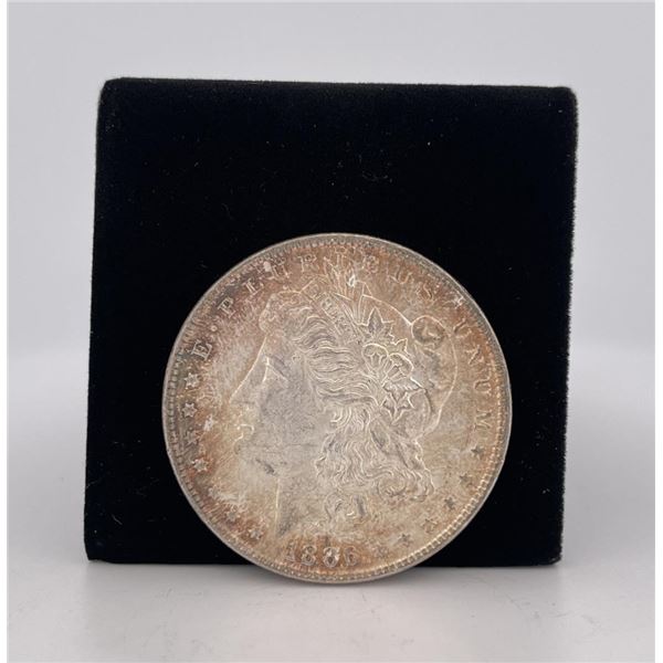 1886 Morgan Silver Dollar Rainbow Toned